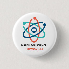 März für Wissenschaft - Townsville - Button