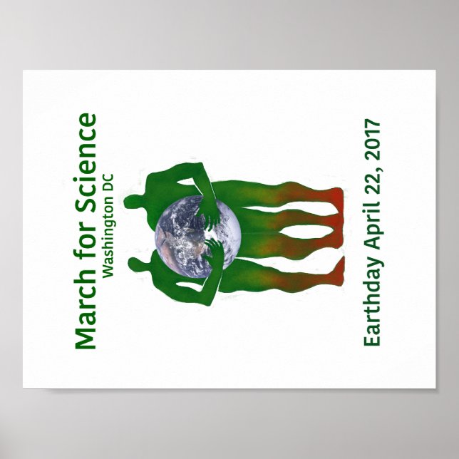 März für Wissenschaftsposter Poster (Vorne)