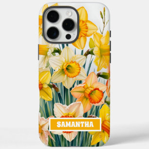 März Geburtsmonat Blume Individuelle Name iPhone 16 Pro Max Hülle
