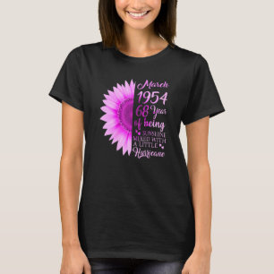 März Girl 1954 68 Jahre alt 68. Geburtstag T-Shirt