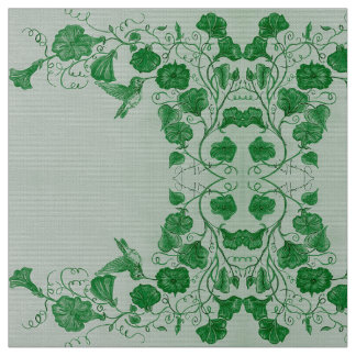 März Green Hummingbird Stoff