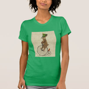 März-Hasen auf Penny-Farthing 3 T-Shirt