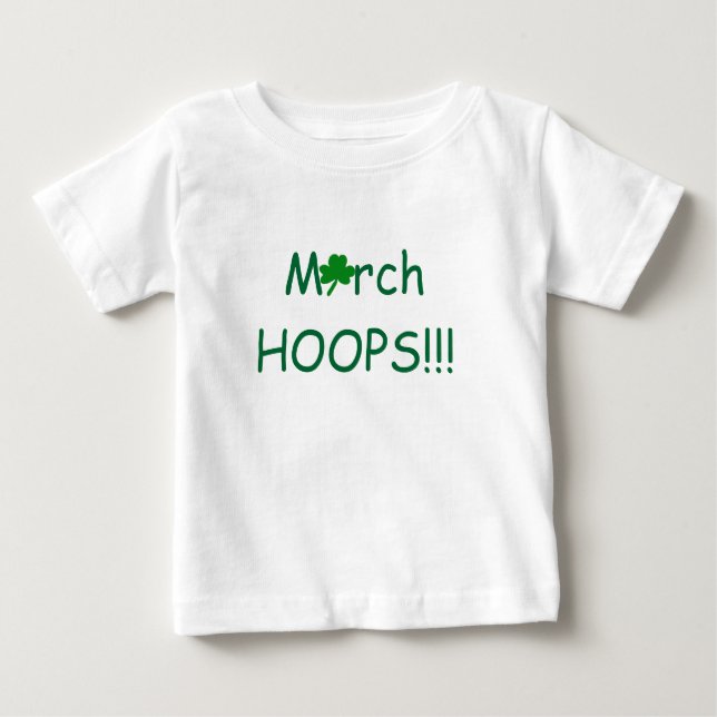 März HOOPS Kleeblatt Säugling Girls Baby T-shirt (Vorderseite)