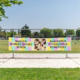 März ist der Monat der Frauengeschichte Banner