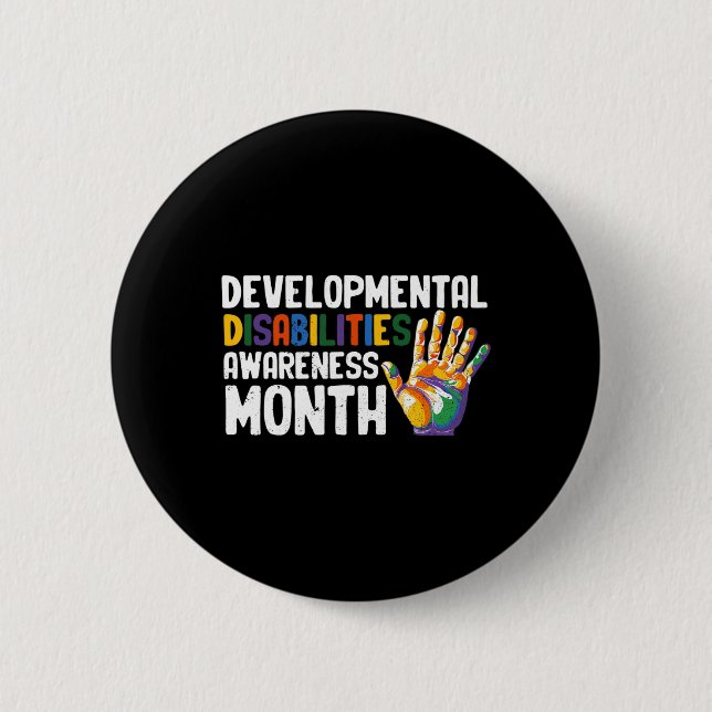 März ist ein Wissen über nationale Entwicklungsstö Button (Vorderseite)