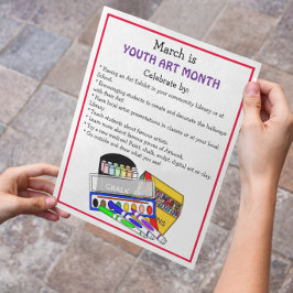 März ist Jugendkunstmonat | Pädagogik Flyer