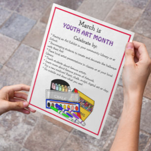 März ist Jugendkunstmonat   Pädagogik Flyer