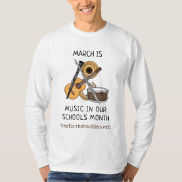 März ist Musik in unserem Schulmonat T-Shirt