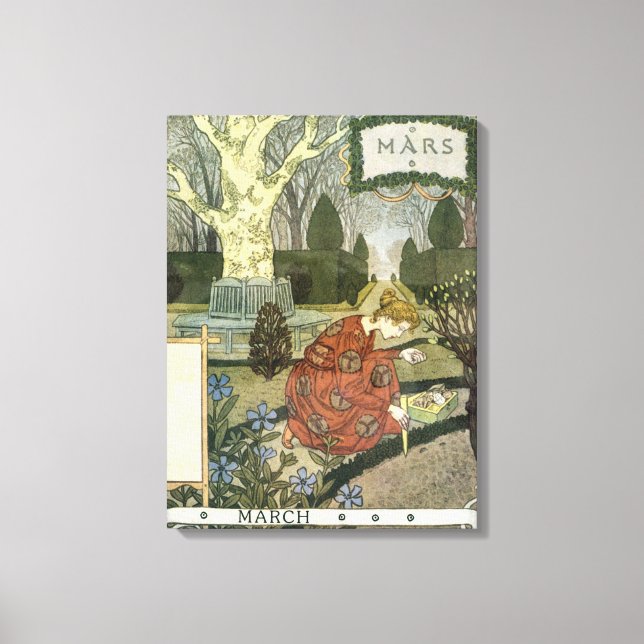 März Leinwanddruck (Vorderseite)