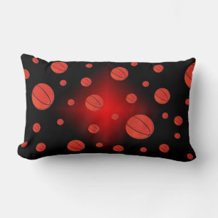 März Madness Basketball Lumbar Kissen