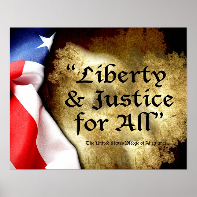 März-Poster | Freiheit und Gerechtigkeit für alle Poster (Vorne)