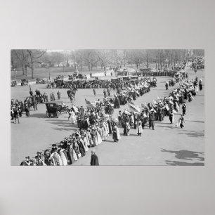 März über die Stimmrechte, 1916 Poster