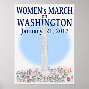 März von Frauen in Washington - von Pearl Poster