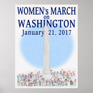 März von Frauen in Washington - von Pearl Poster