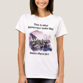 März von Frauen So sieht Demokratie aus T-Shirt