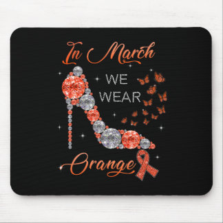 März Wir tragen Orange Multiple Sklerose Awareness Mousepad