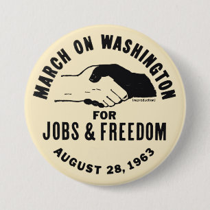 März zu Washington Button