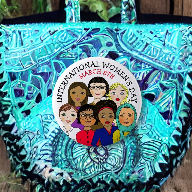 März zum Internationalen Frauentag 8. Button (Von Creator hochgeladen)