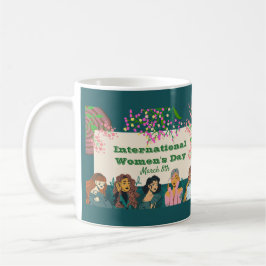 März zum Internationalen Frauentag 8. Kaffeetasse