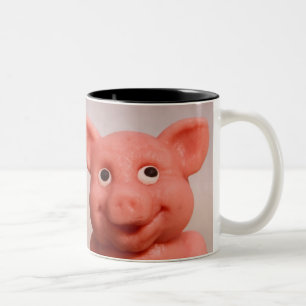 Marzipan Pig 001 Zweifarbige Tasse