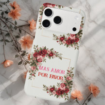 Mas Amor Por Favor Vintage-Rosenrahmen Romantisch