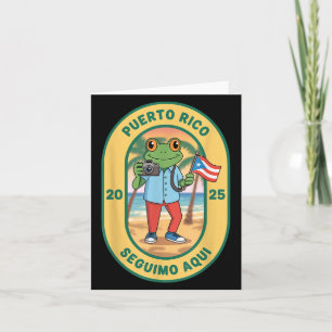 Más Fotos Puerto Rico Rico Flag Funny Sapo Concho Karte