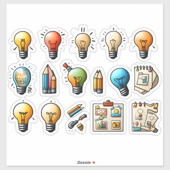 Más ideas! aufkleber (Blatt)