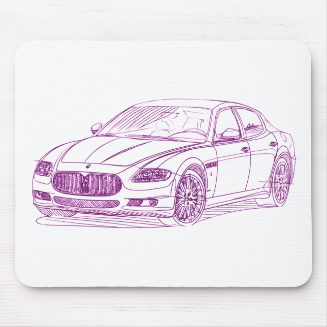 Mas Quattroporte 2010 Mousepad (Vorne)