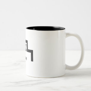 Mas-Tasse Zweifarbige Tasse