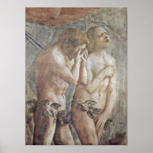 Masaccio - Adam und Eve Poster