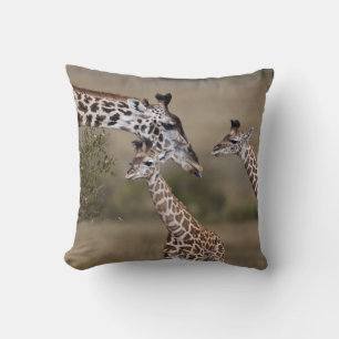 Masai-Giraffe (Giraffe Tippelskirchi) Kissen