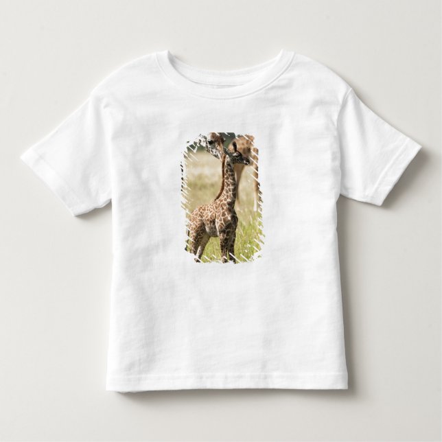 Masai-Giraffen, Giraffa camelopardalis 2 Kleinkind T-shirt (Vorderseite)