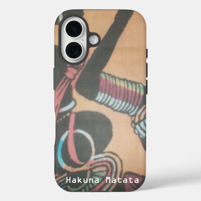 MASAI Hakuna Matata Case-Mate iPhone Hülle (Rückseite)