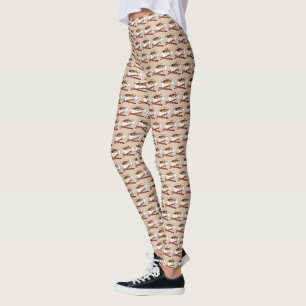 Masala Chai Teacup Indian Spiced Black Tee Cuppa Leggings