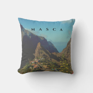 Masca in Spanien - mit zwei unterschiedlichen Seit Kissen
