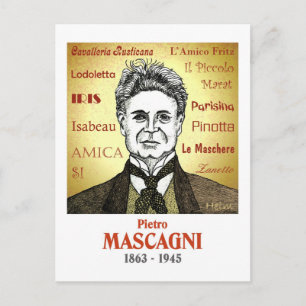 Mascagni Postkarte