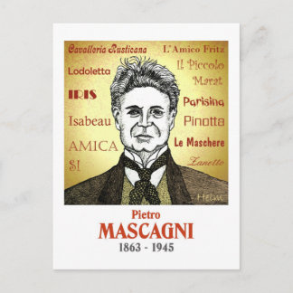Mascagni Postkarte
