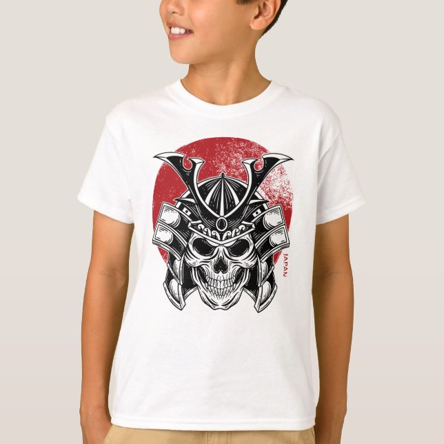 Máscara Samurai Oni / Samurai Oni Mask Kids T-Shirt (Vorderseite)