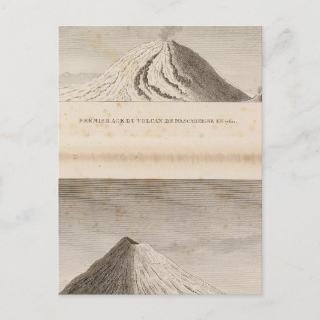 Mascareigne, Vesuve Postkarte (Vorderseite)