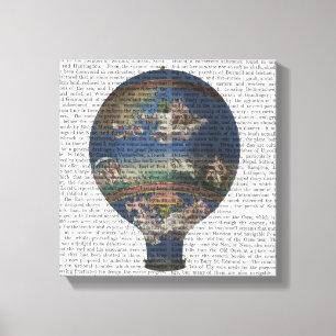 Maschine Aerostatique Heißluftballon Leinwanddruck
