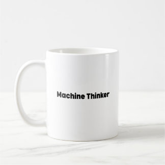 Maschinen-Denker-Tasse – Geschenk für künstliche I Kaffeetasse