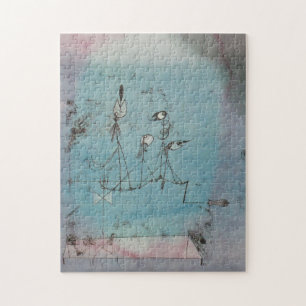 Maschinen-Puzzlespiel Paul Klees Twittering Puzzle