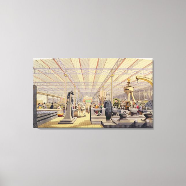 Maschinen, Teller 49 aus der "Dickinsons" Firma Leinwanddruck (Vorderseite)