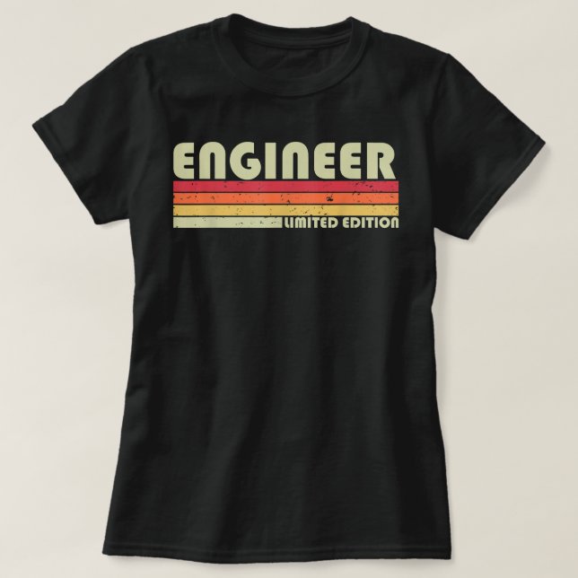 Maschinenassistent für Zivile Maschinenbautechnik T-Shirt (Design vorne)