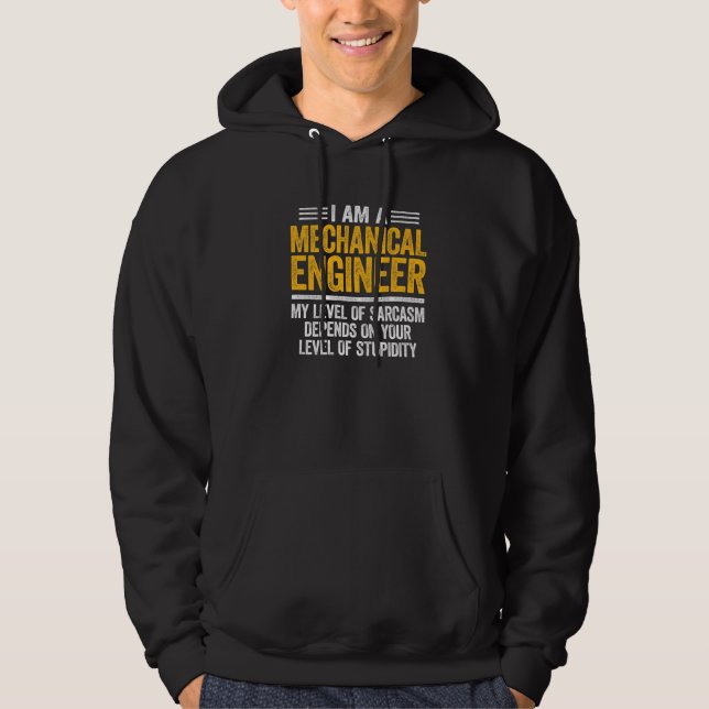 Maschinenbau Hoodie (Vorderseite)