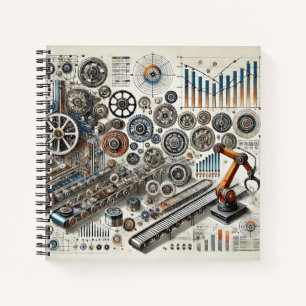 Maschinenbau: Innovation, Design und Bauen Notizbuch