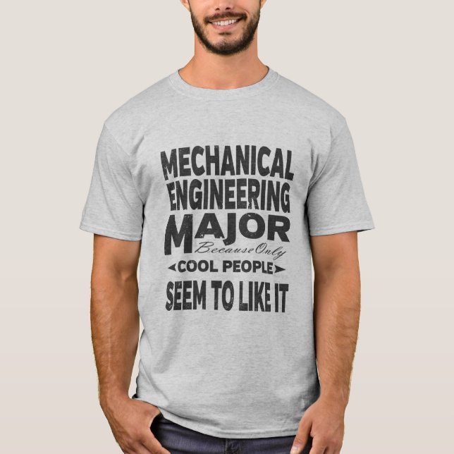 Maschinenbau Uni Große Coole Menschen T-Shirt (Vorderseite)