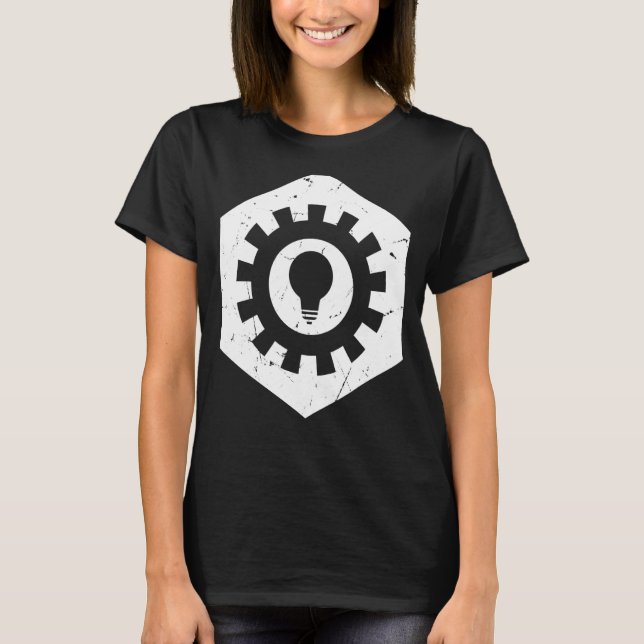 Maschinenbaugestänge T-Shirt (Vorderseite)