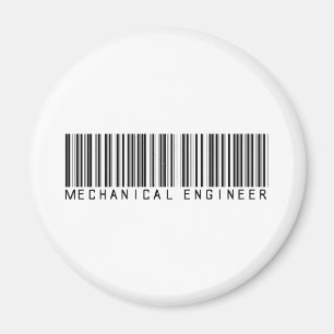 Maschinenbauingenieur-Bar-Code Magnet