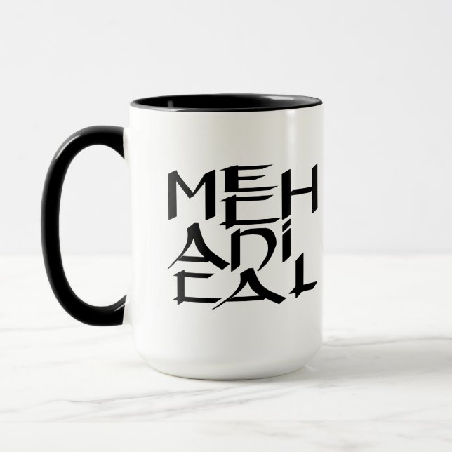 Maschinenbauingenieur Charakter Tasse (Links)